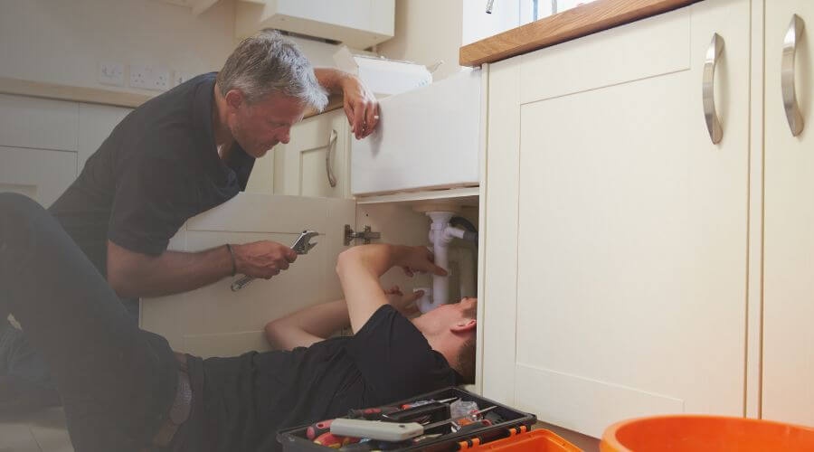 Professional burst pipe repair services in Weleetka, OK